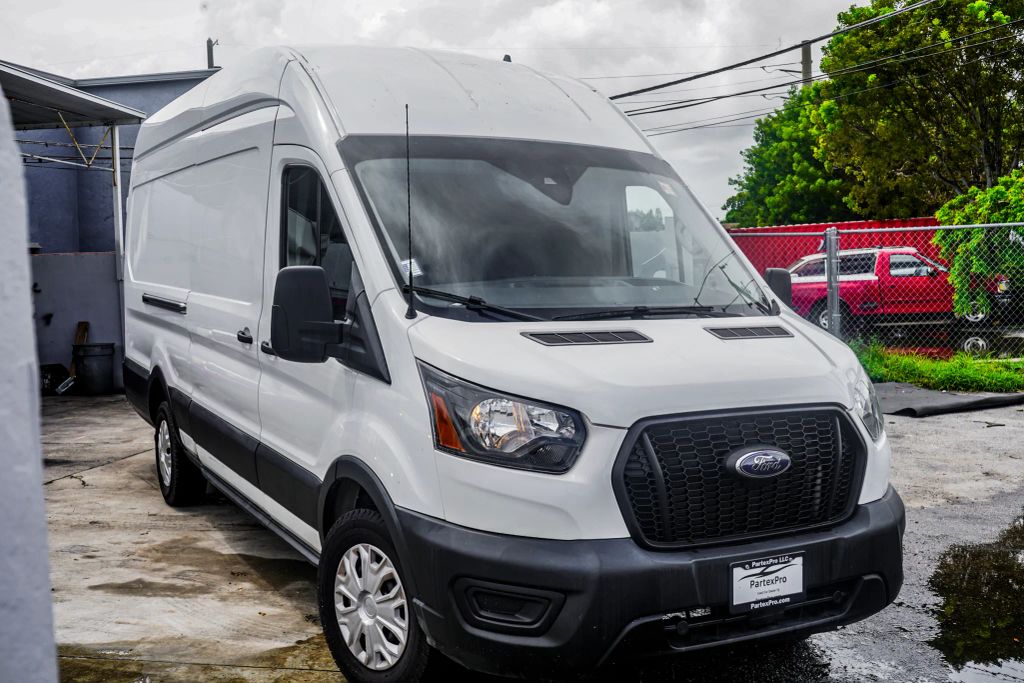 
								2021 Ford Transit 350 Cargo Van Extended Length High Roof Van 3D full									