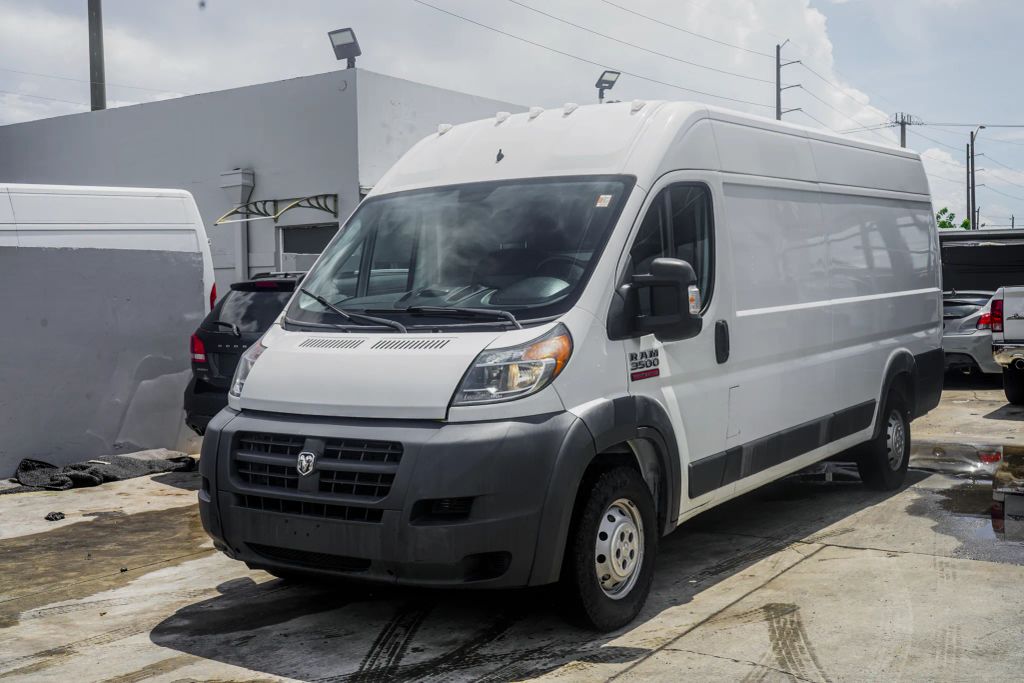 
								2016 Ram ProMaster Cargo Van 3500 High Roof Extended Van 3D full									