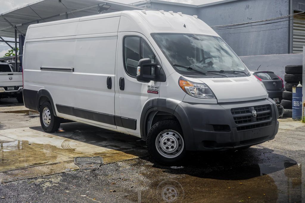 
								2016 Ram ProMaster Cargo Van 3500 High Roof Extended Van 3D full									