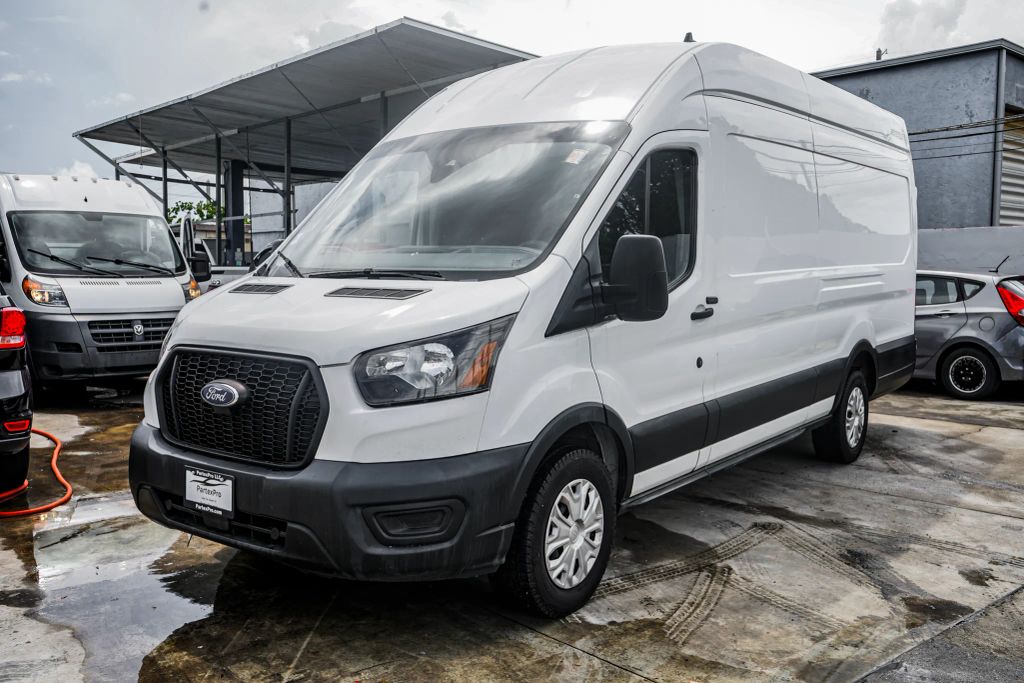 
								2021 Ford Transit 350 Cargo Van Extended Length High Roof Van 3D full									