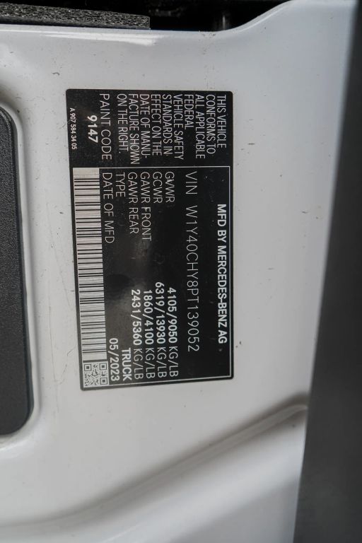 
								2023 Mercedes-Benz Sprinter 2500 Cargo High Roof w/170  WB Van 3D full									