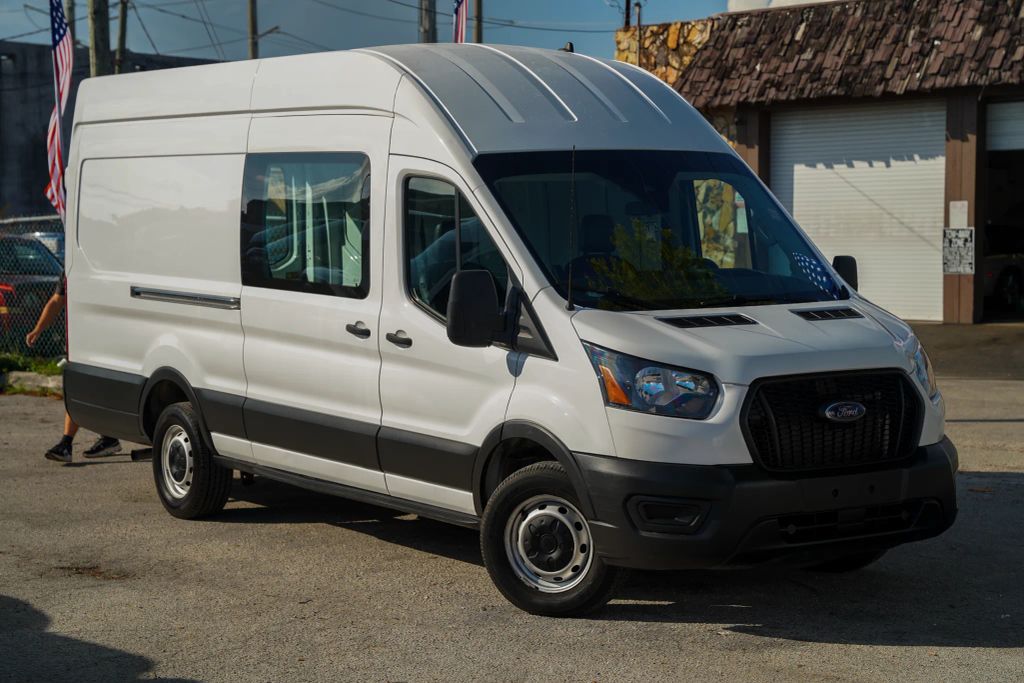 
								2021 Ford Transit 350 Cargo Van Extended Length High Roof Van 3D full									