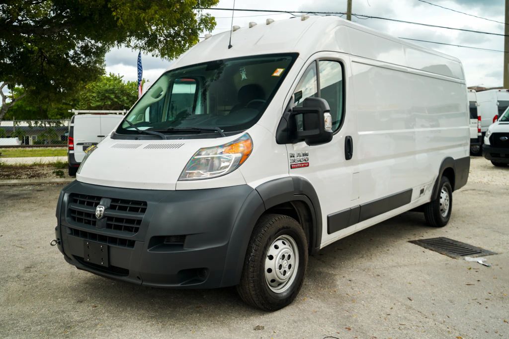 
								2016 Ram ProMaster Cargo Van 3500 High Roof Extended Van 3D full									